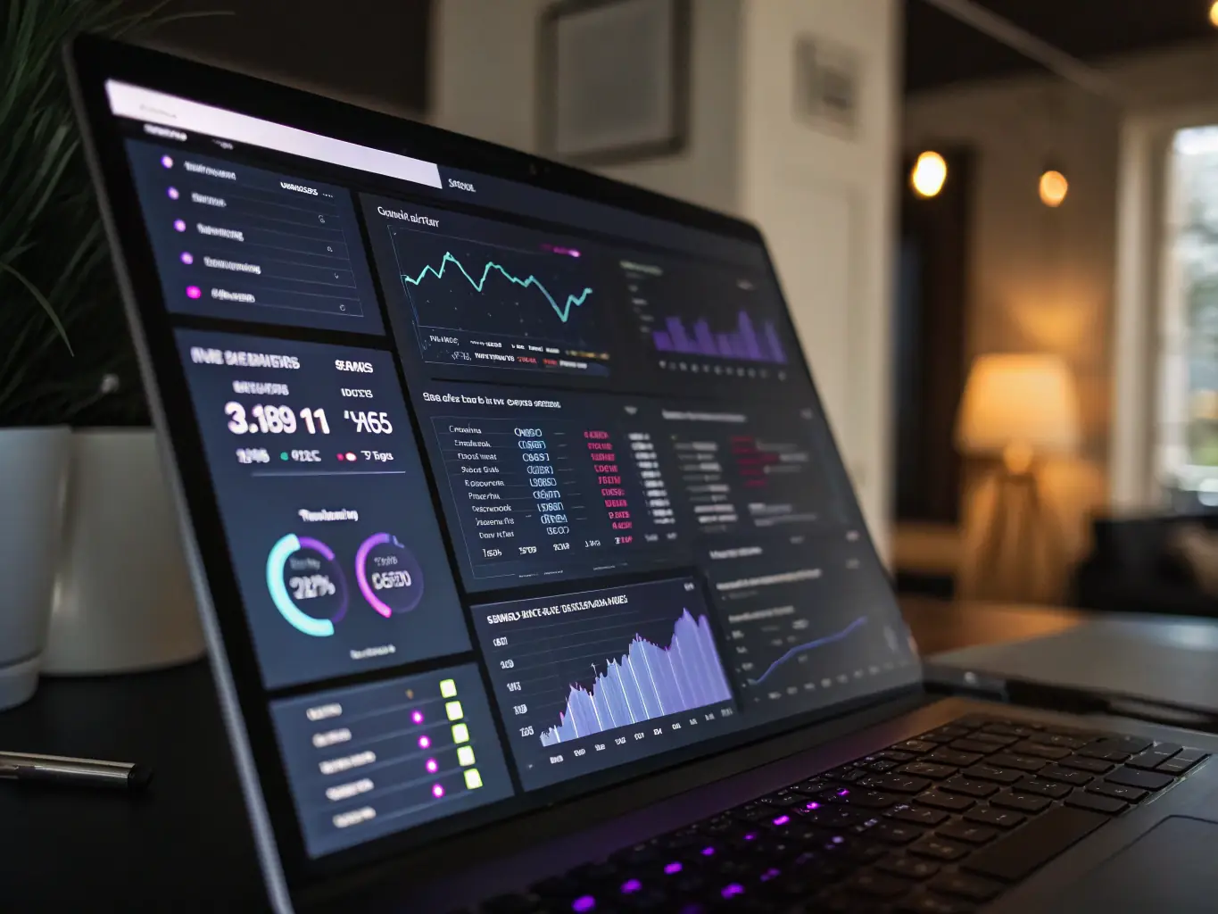 An image depicting a transparent dashboard displaying real-time recruitment metrics and application statuses, symbolizing Levitate Solutions' commitment to transparency and data-driven results.